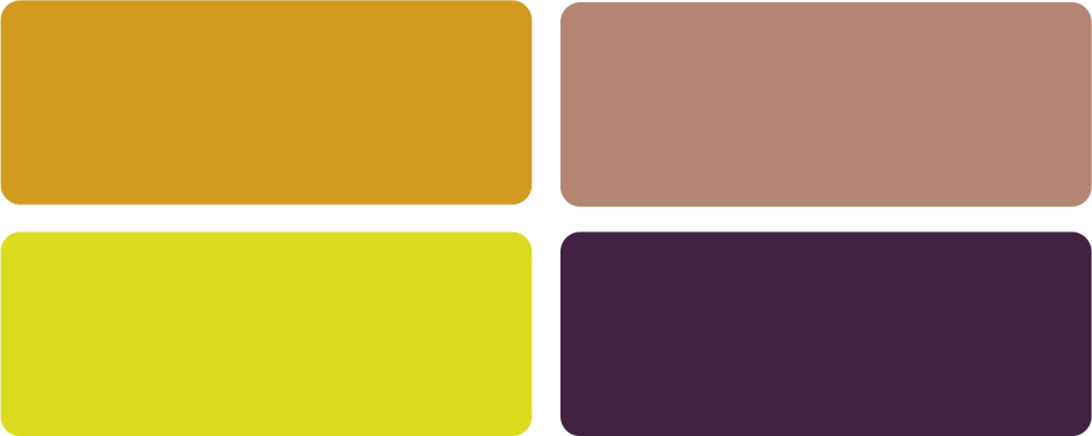 autumn wedding colour palette fig & chartreuse