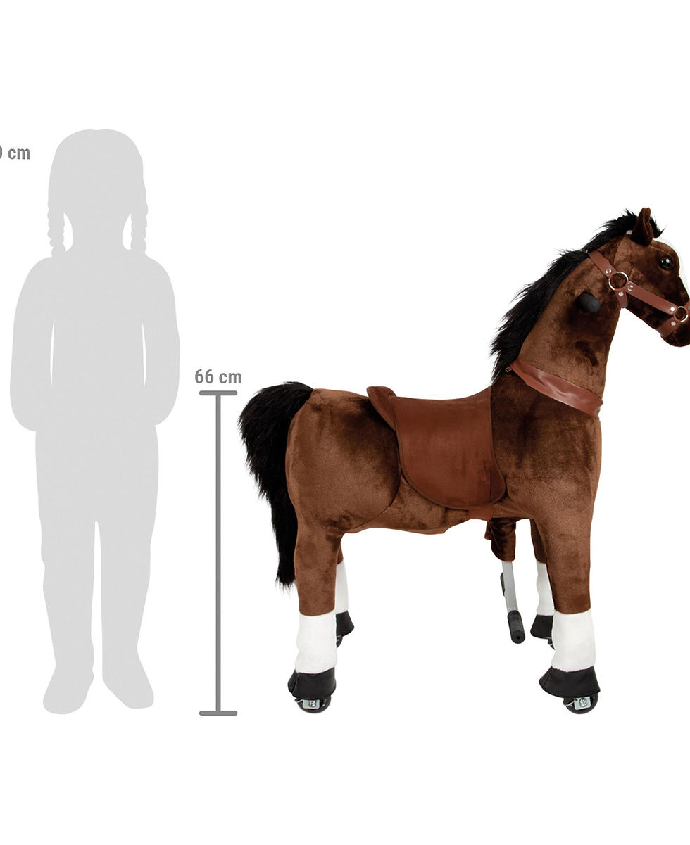 Miniaturbild: Reitpferd auf Rollen