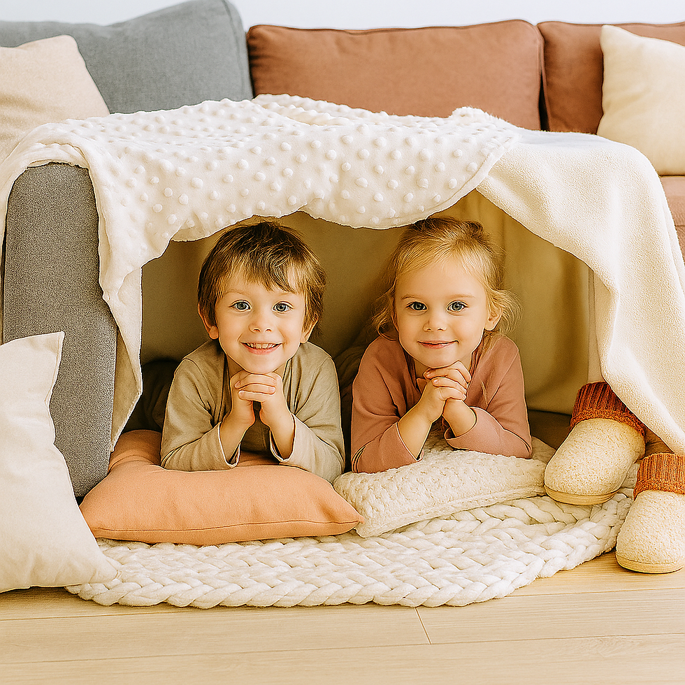 🌧️ Kuscheln, Kichern, Kreativsein – Unsere liebsten Spiele für graue Regentage