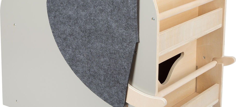 Miniaturbild: Spielzeugbox mit Sitz und Rollen Elefant â€žWildlifeâ€œ