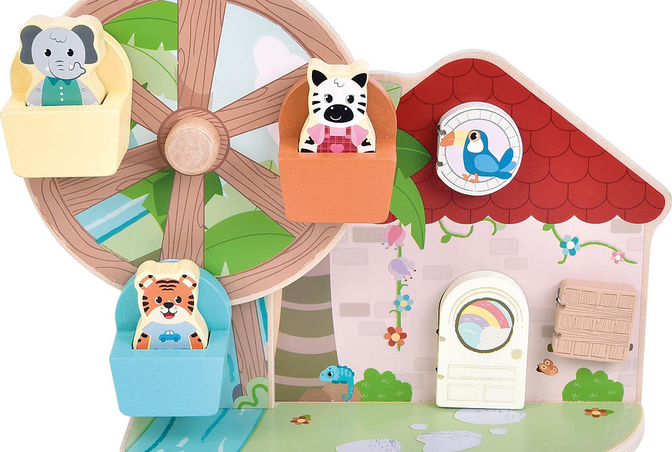 Miniaturbild: Motorikspielzeug Riesenrad â€žJungle Friendsâ€œ