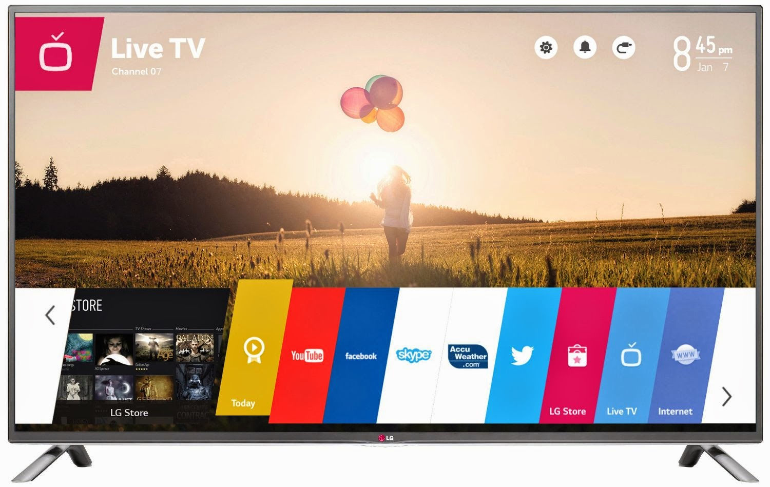 LG web-OS TV 49 pulgadas