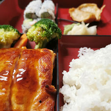 Salmon Teriyaki Bento Box