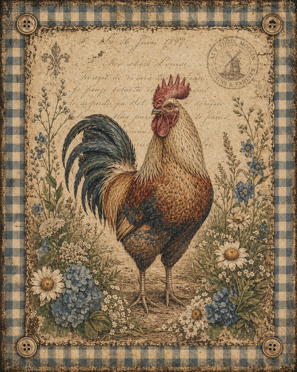 Thumbnail: Gingham Chickens