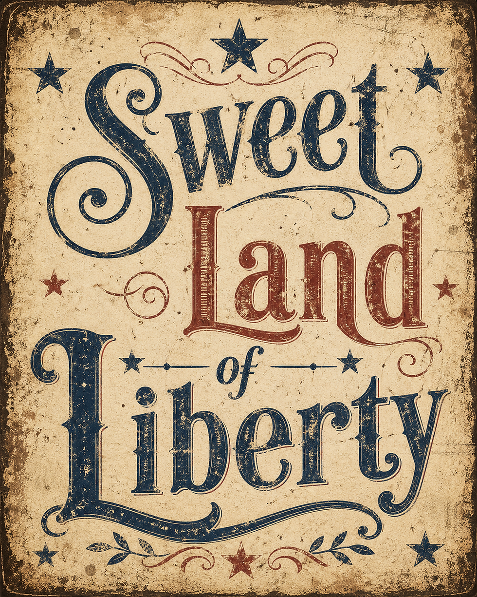 Thumbnail: Americana Digital Download printables