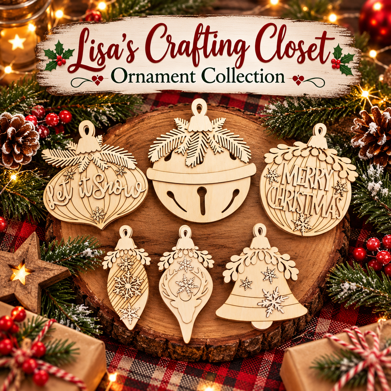 Lisa's Crafting Closet Ornament Collection