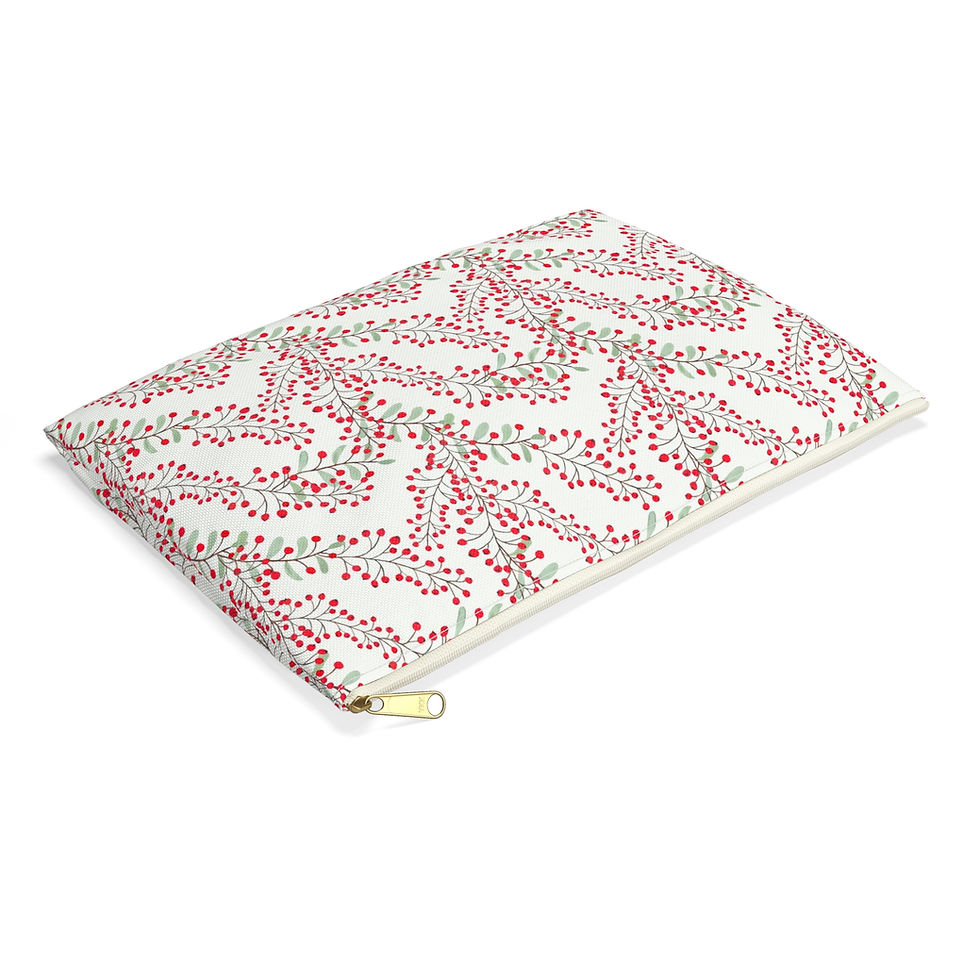 Thumbnail: Berry Watercolor Accessory Pouch