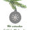 Thumbnail: Silver Christmas Card – Hand-Painted Watercolor Ornament with Snowflake