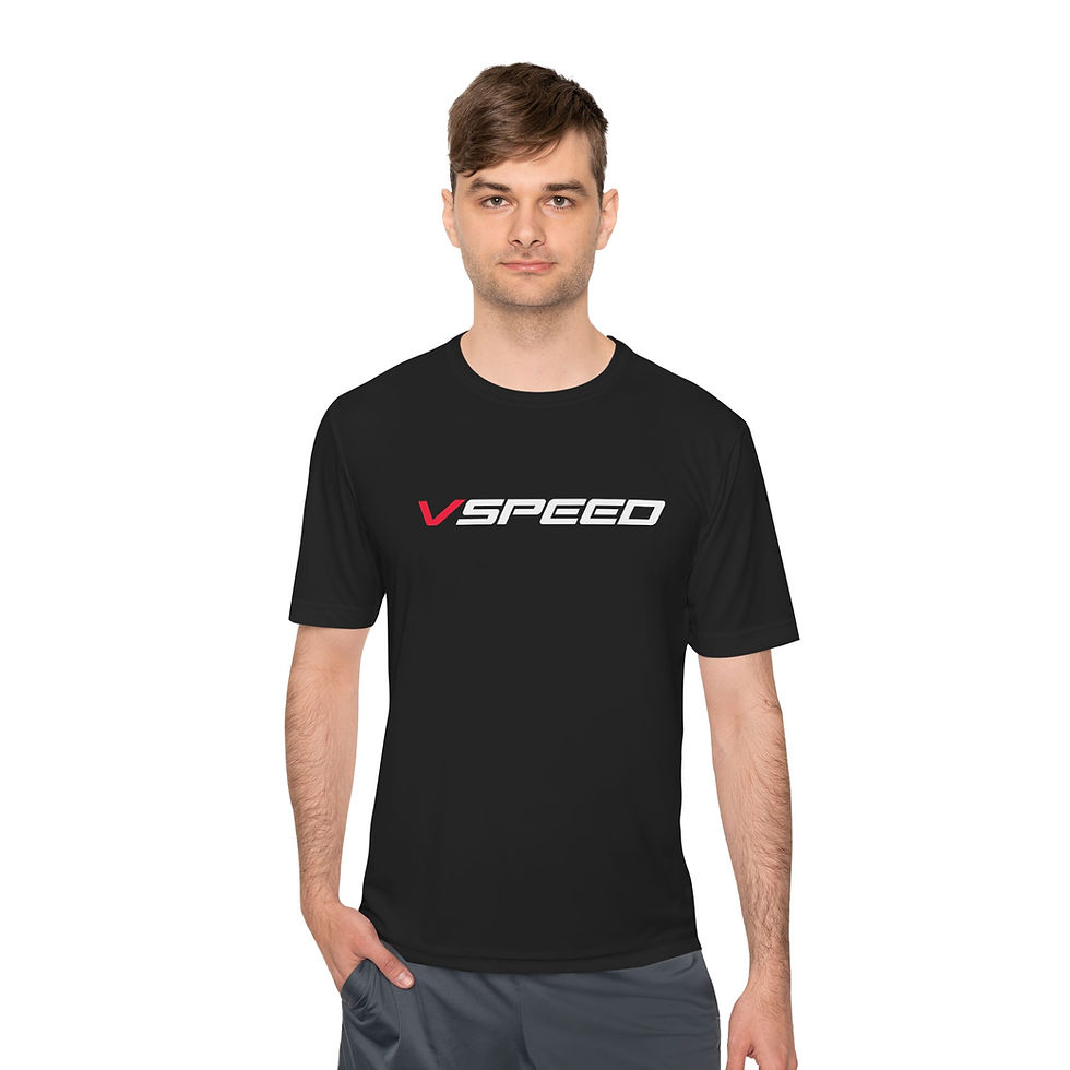Thumbnail: VSPEED Sim Racing Moisture Wicking Tee - Perfect for Sim Racing Enthusiasts
