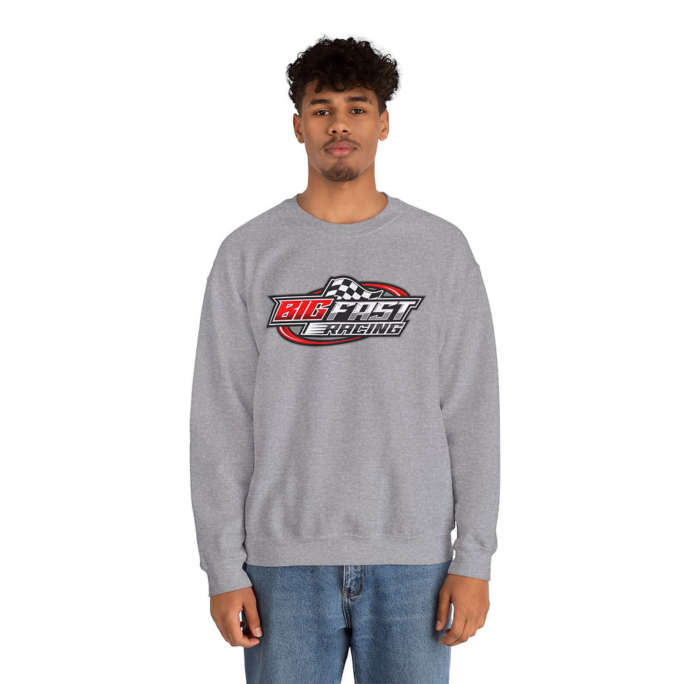 Thumbnail: Big Fast Racing Crewneck Sweatshirt