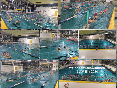 Wie ein Schwimmverein sich auf Weihnachten einstimmt…