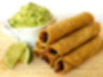 Taquitos con Guacamole
