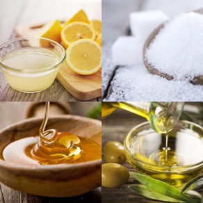DIY: Lemon, Sugar, Honey, & Olive Oil Scrub!