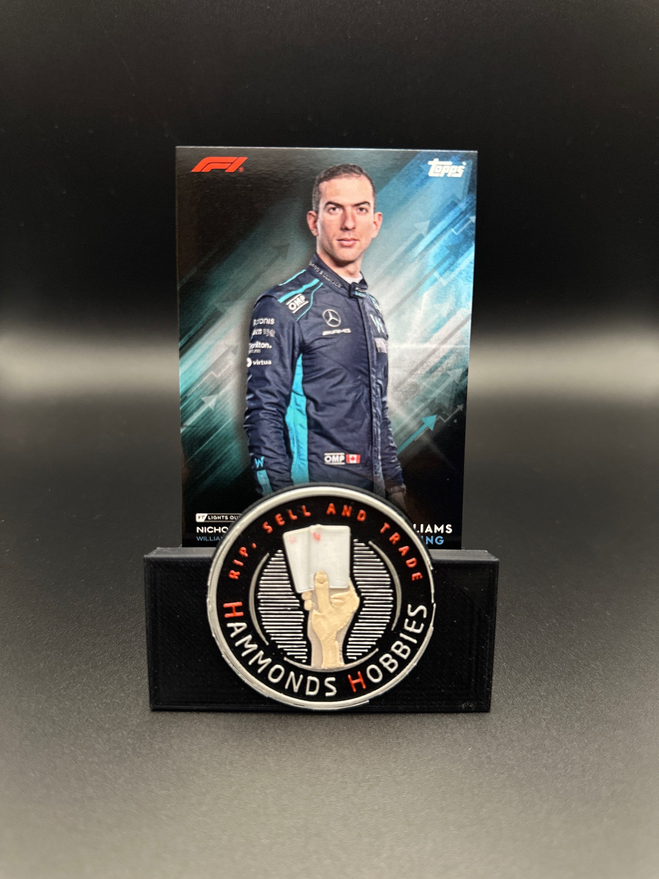 F1 Lights Out Nicholas Latifi Portrait Card