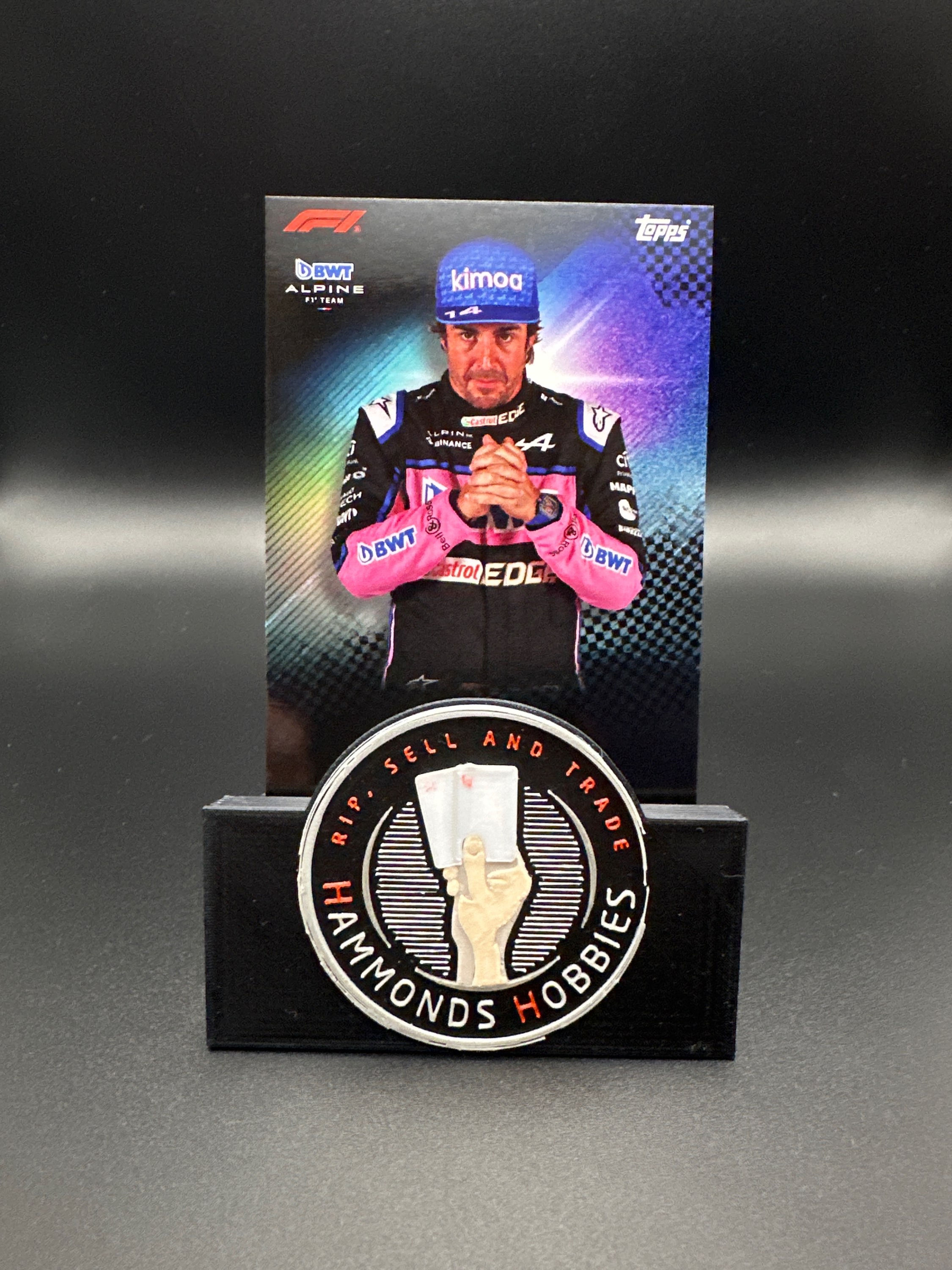 F1 Lights Out Fernando Alonso History Maker Card