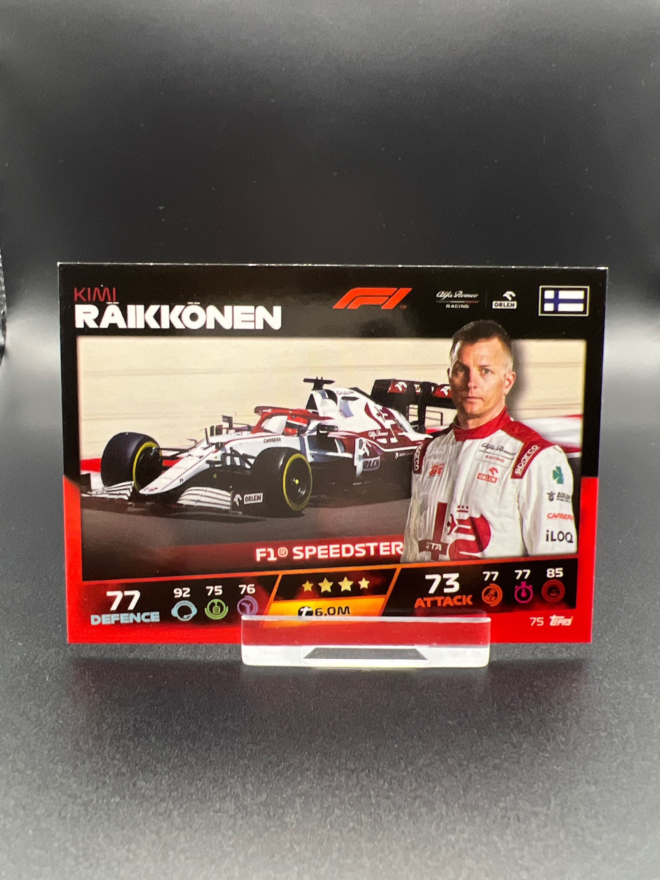 Turbo attax 2021 No.75 , Kimi Raikkonen , Alfa Romeo