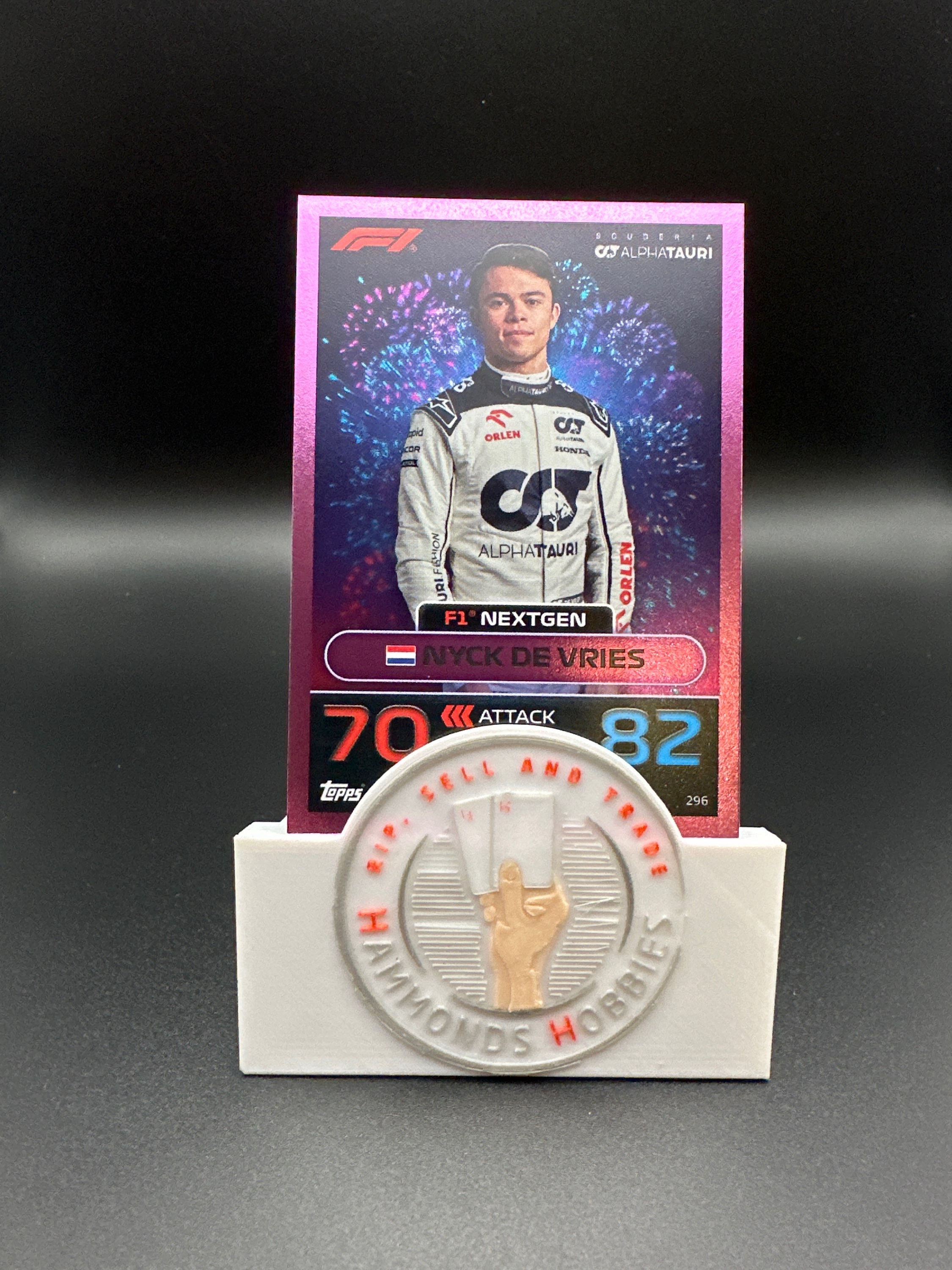 Turbo Attax 2023 #296 Nyck de vries  Pink PARALLEL