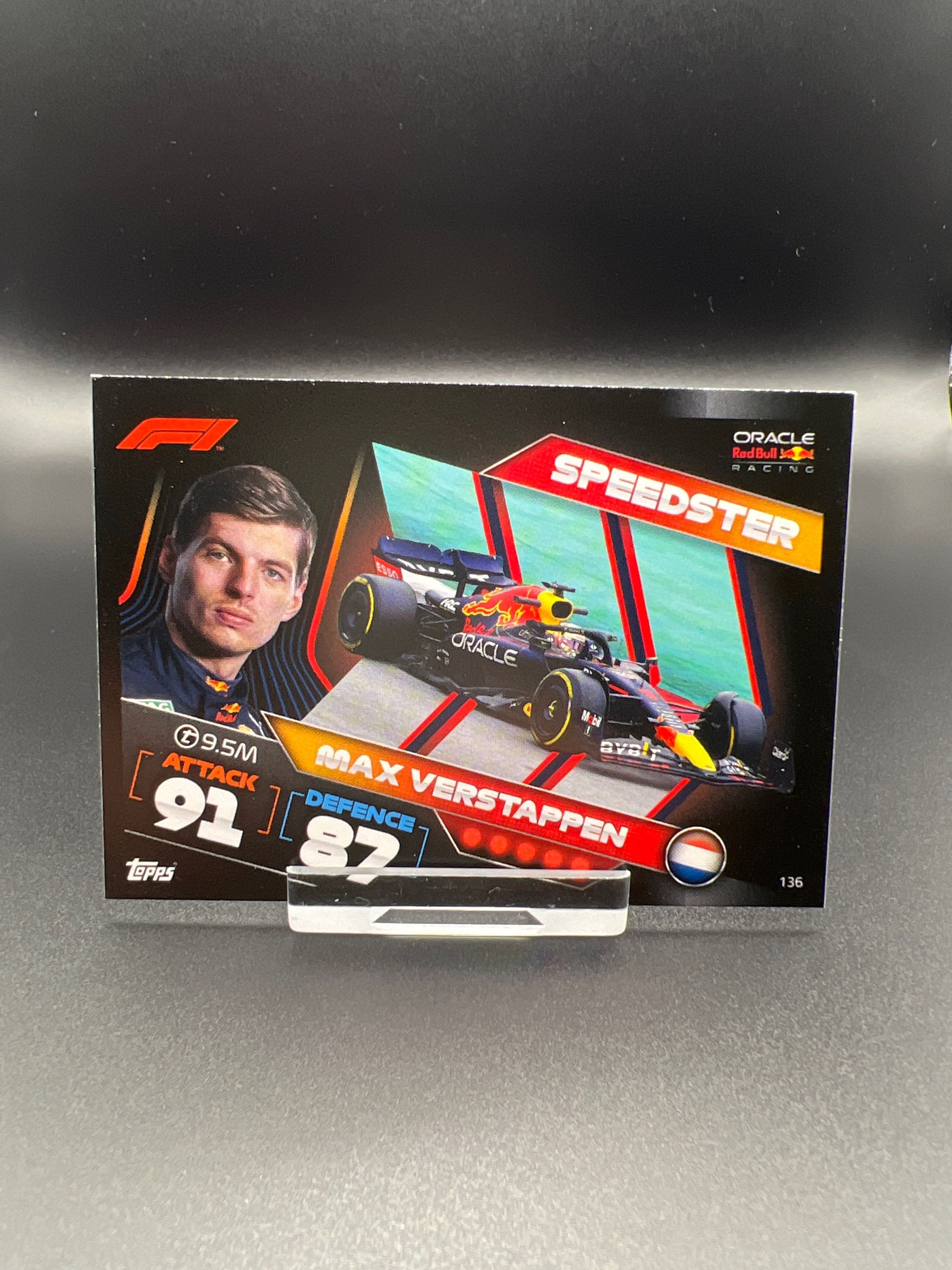 Turbo Attax 2022 No.136 Speedster Max Verstappen