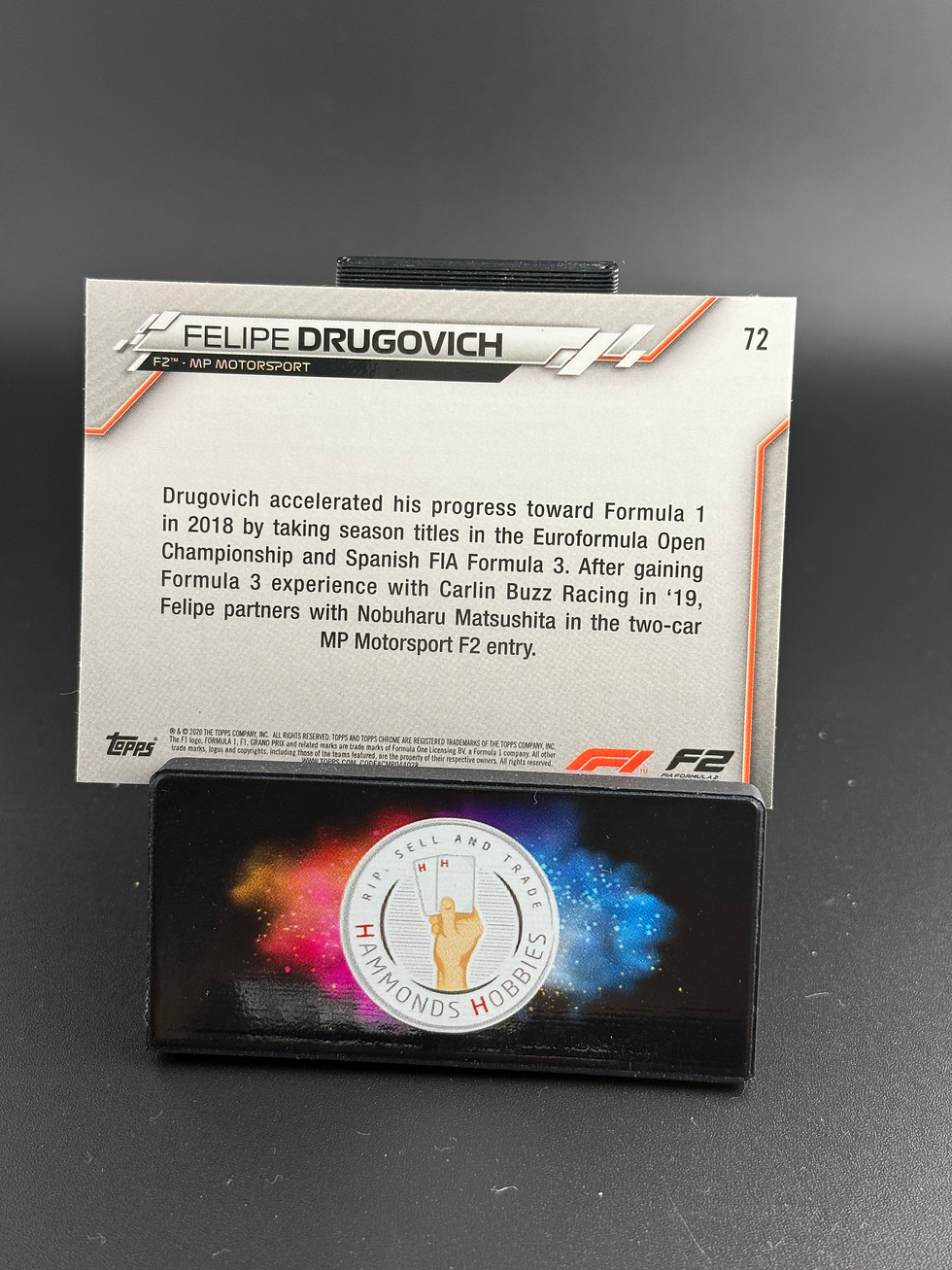 縮圖：Topps chrome 2020 felipe drugovich #72