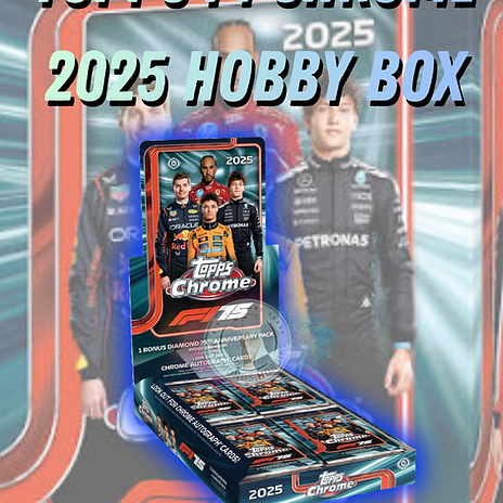 f1 booster box 2025 Topps Chrome Formula 1 main image 1