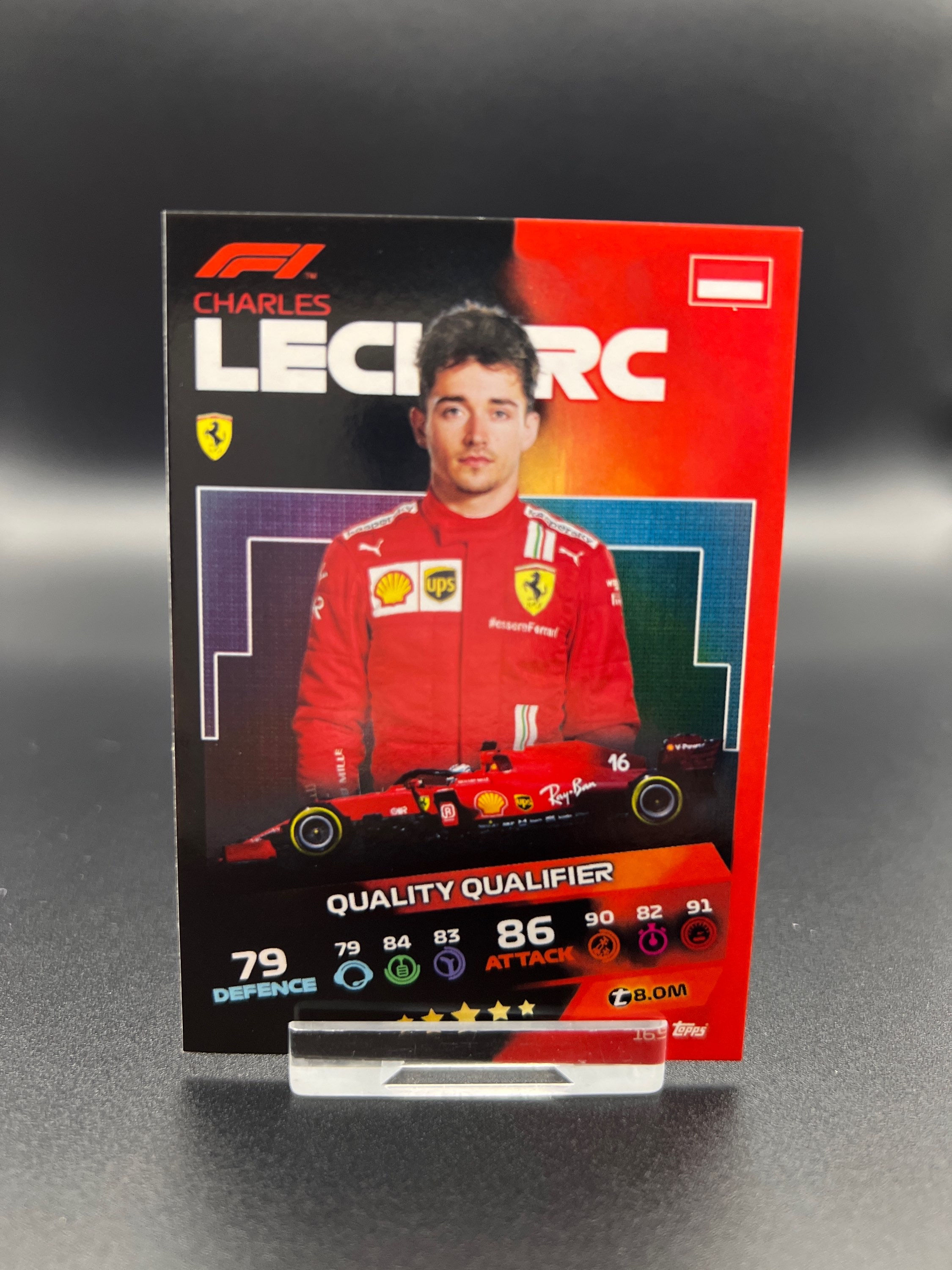 Turbo attax 2021 No.165 Charles Leclerc 