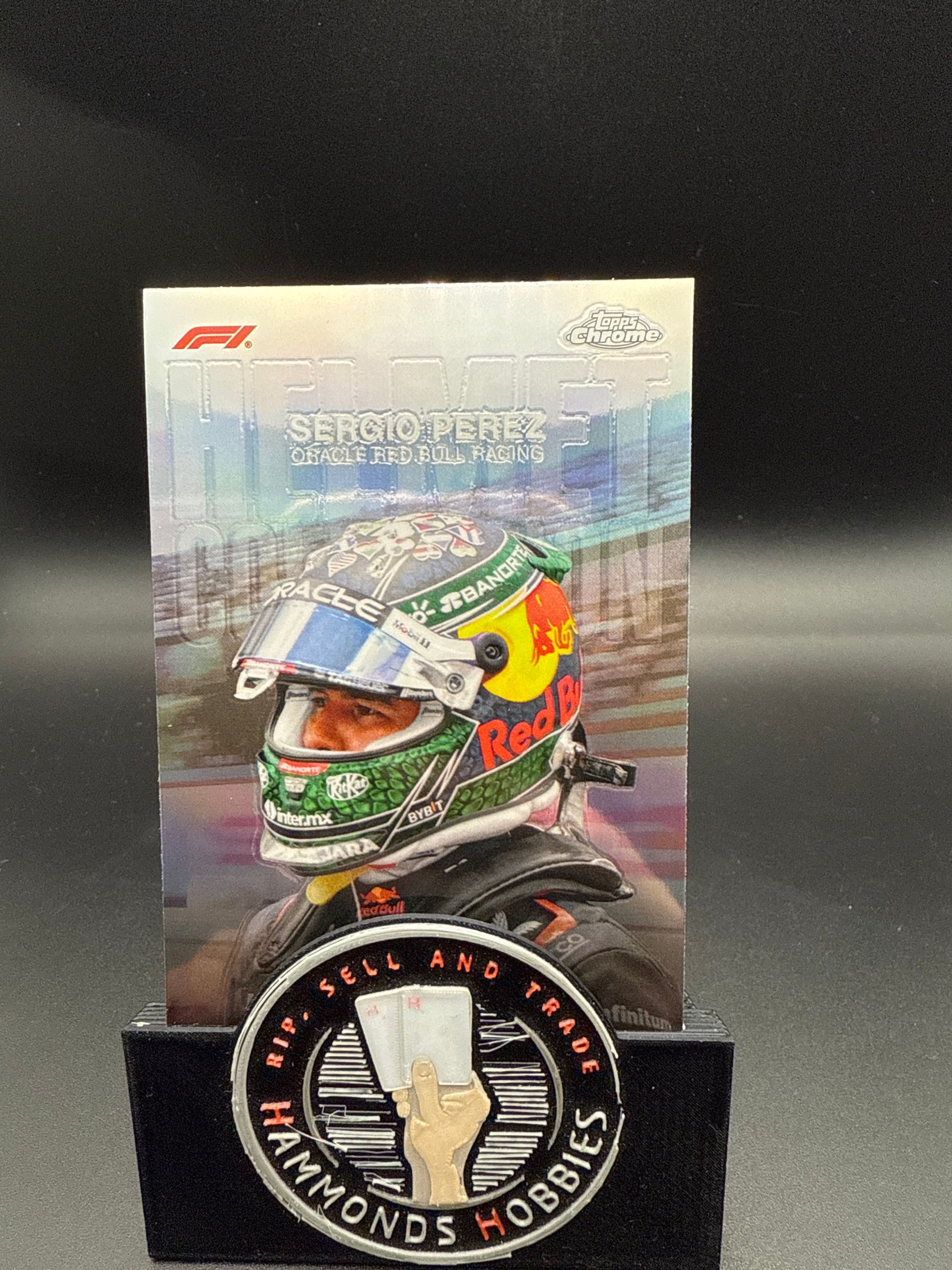 Chrome 2024 Helmet #2 Sergio Perez