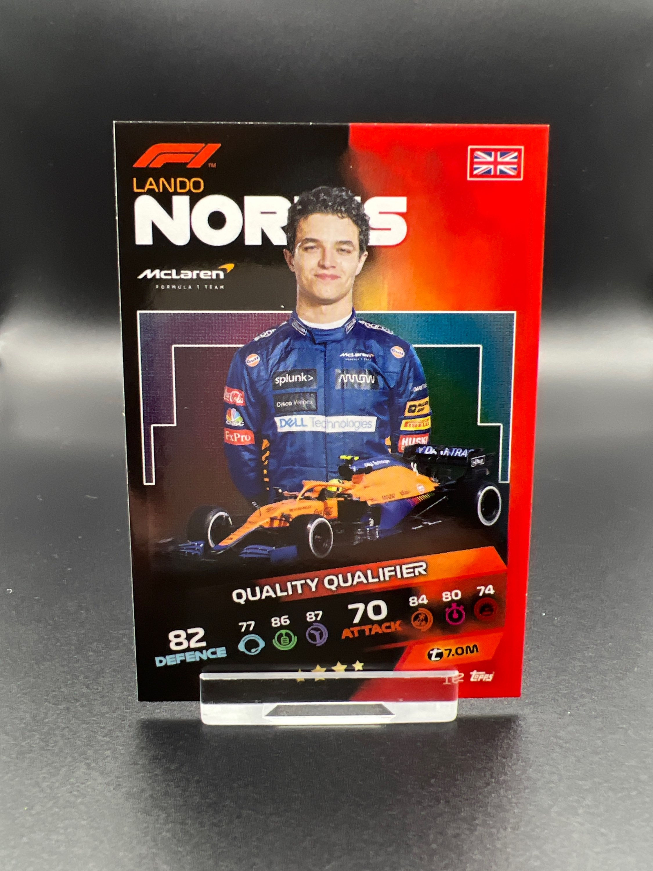 Turbo attax 2021 No.162 Lando Norris