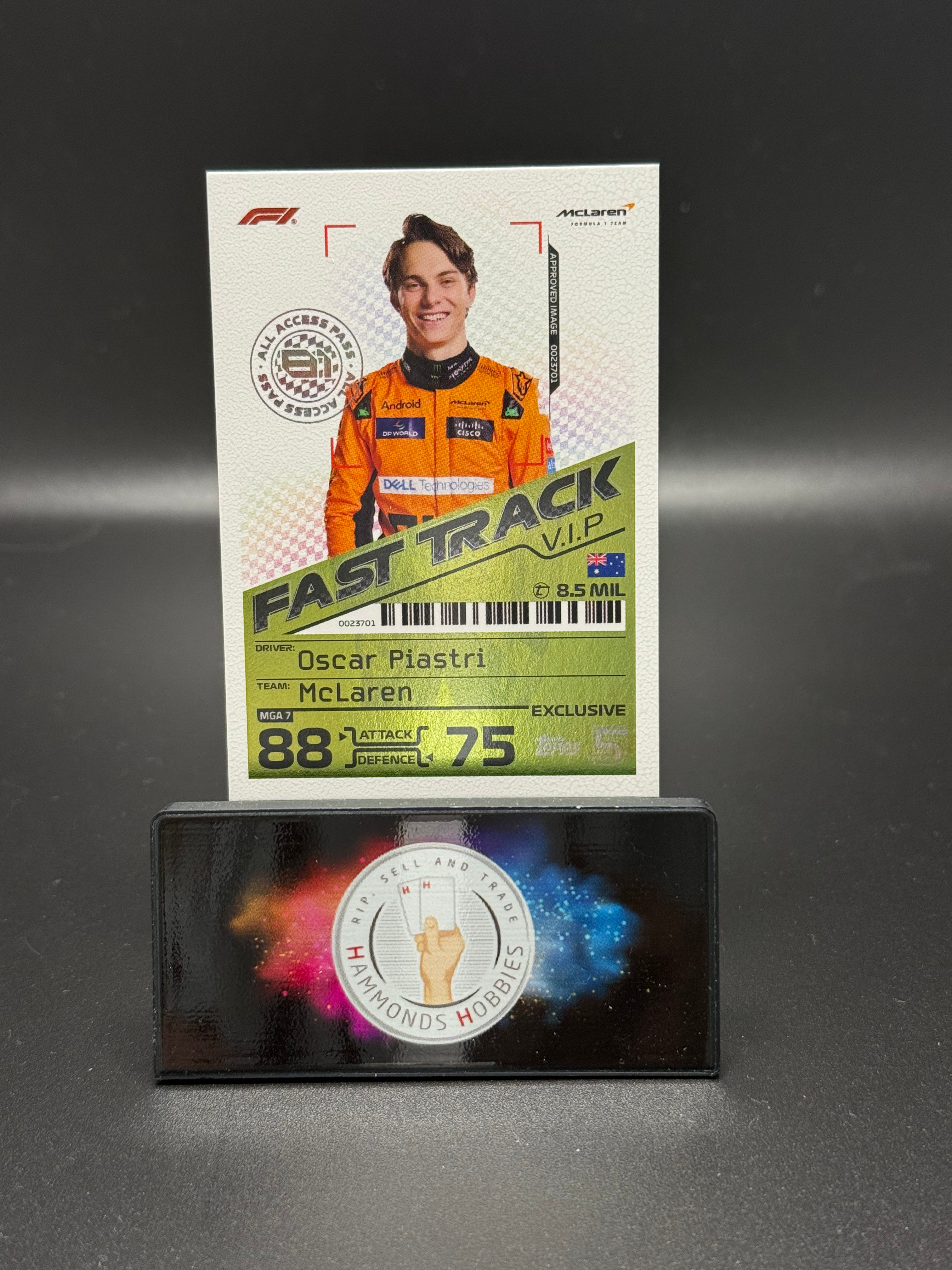 Turbo attax MGA7 Oscar Piastri