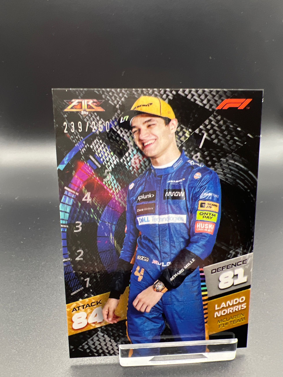 Miniature : Turbo attax 2021 Lando Norris Fire Card 239/250