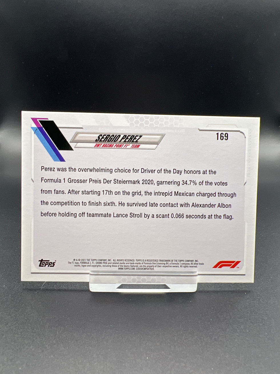 Miniatura: F1 Flagship 2021 No.169 Sergio Perez 