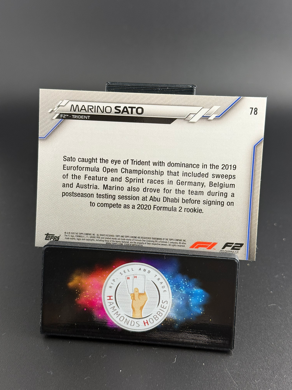 縮圖：Topps chrome 2020 Marino sato #78