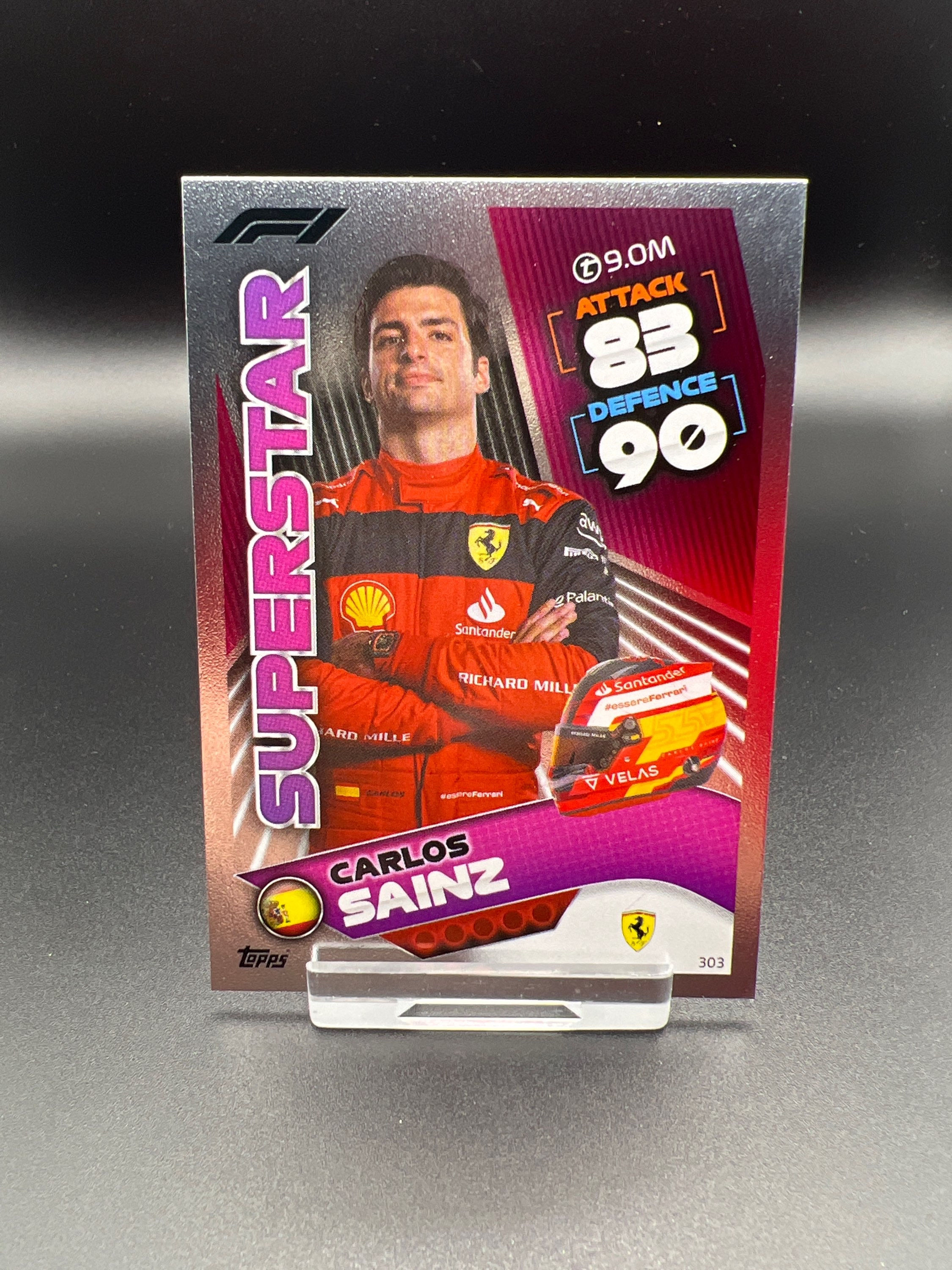 Turbo Attax 2022 No.303 SUPERSTAR Carlos Sainz 
