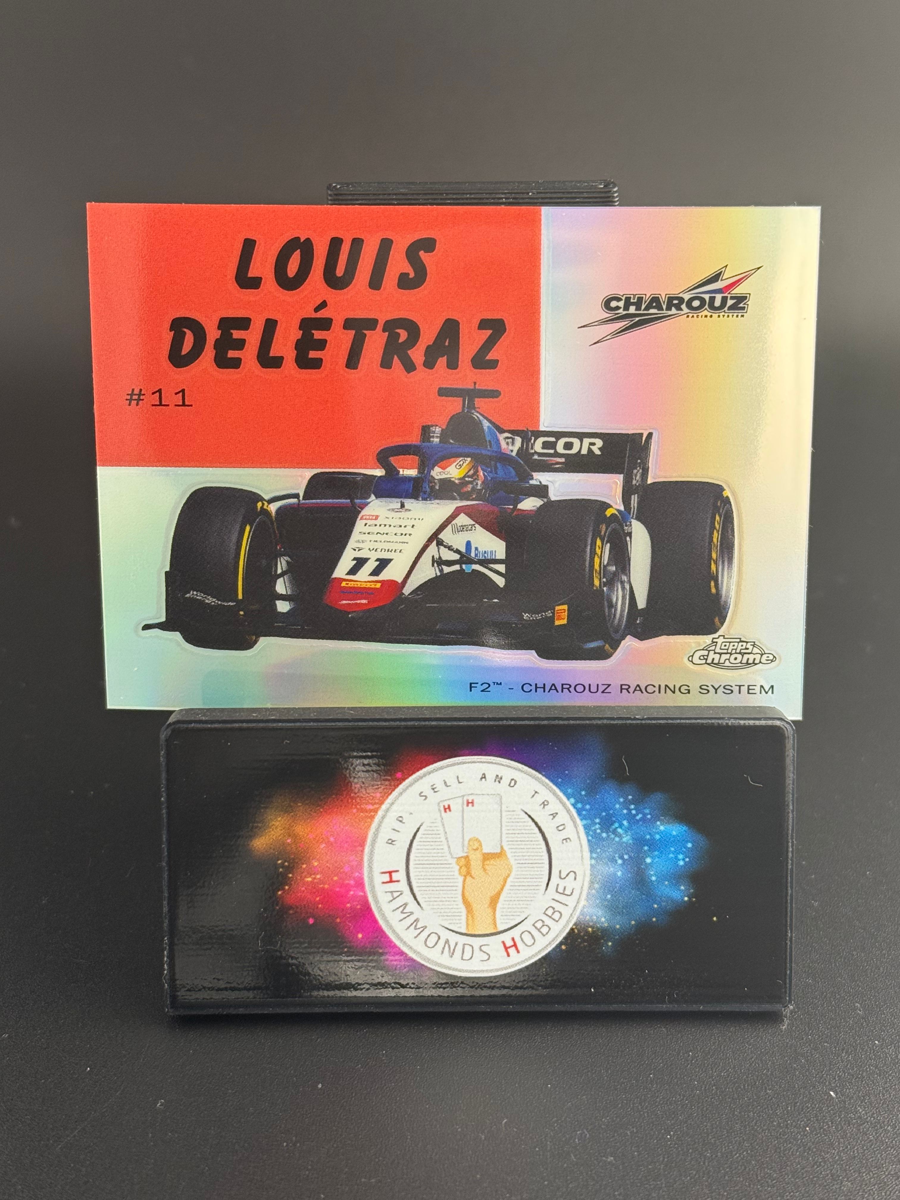 Topps chrome 2020 Track INSERTS #54W-27 Louis deletraz