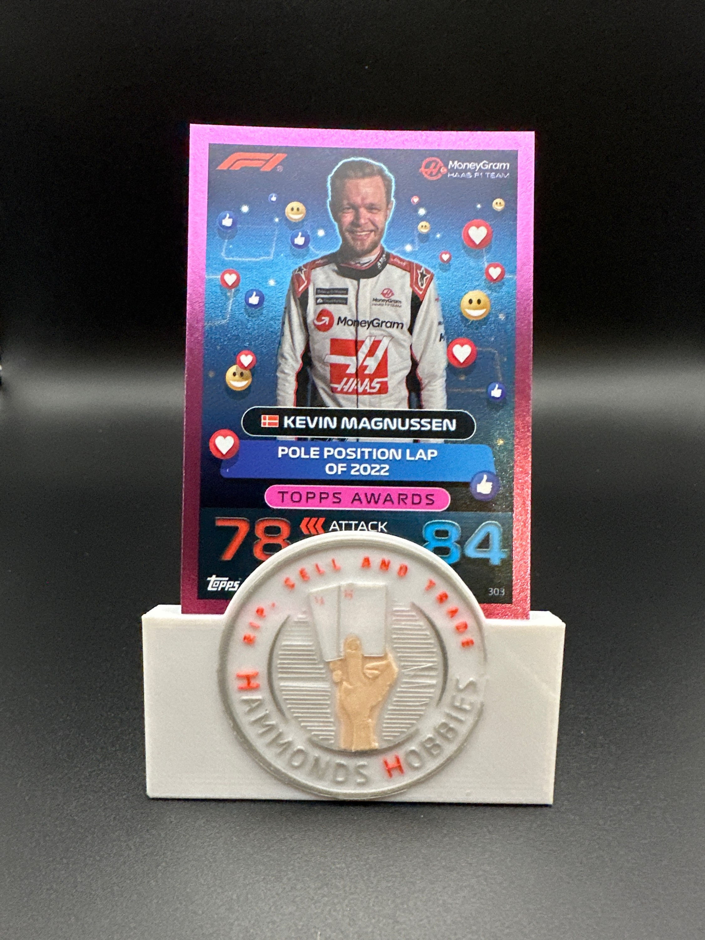 Turbo Attax 2023 #303 Kevin Magnussen Pink PARALLEL
