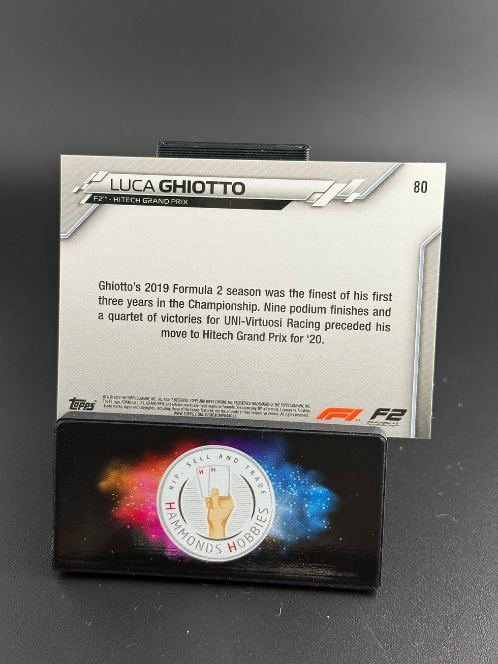 Miniatyrbild: Topps chrome 2020 Luca ghiotto #80