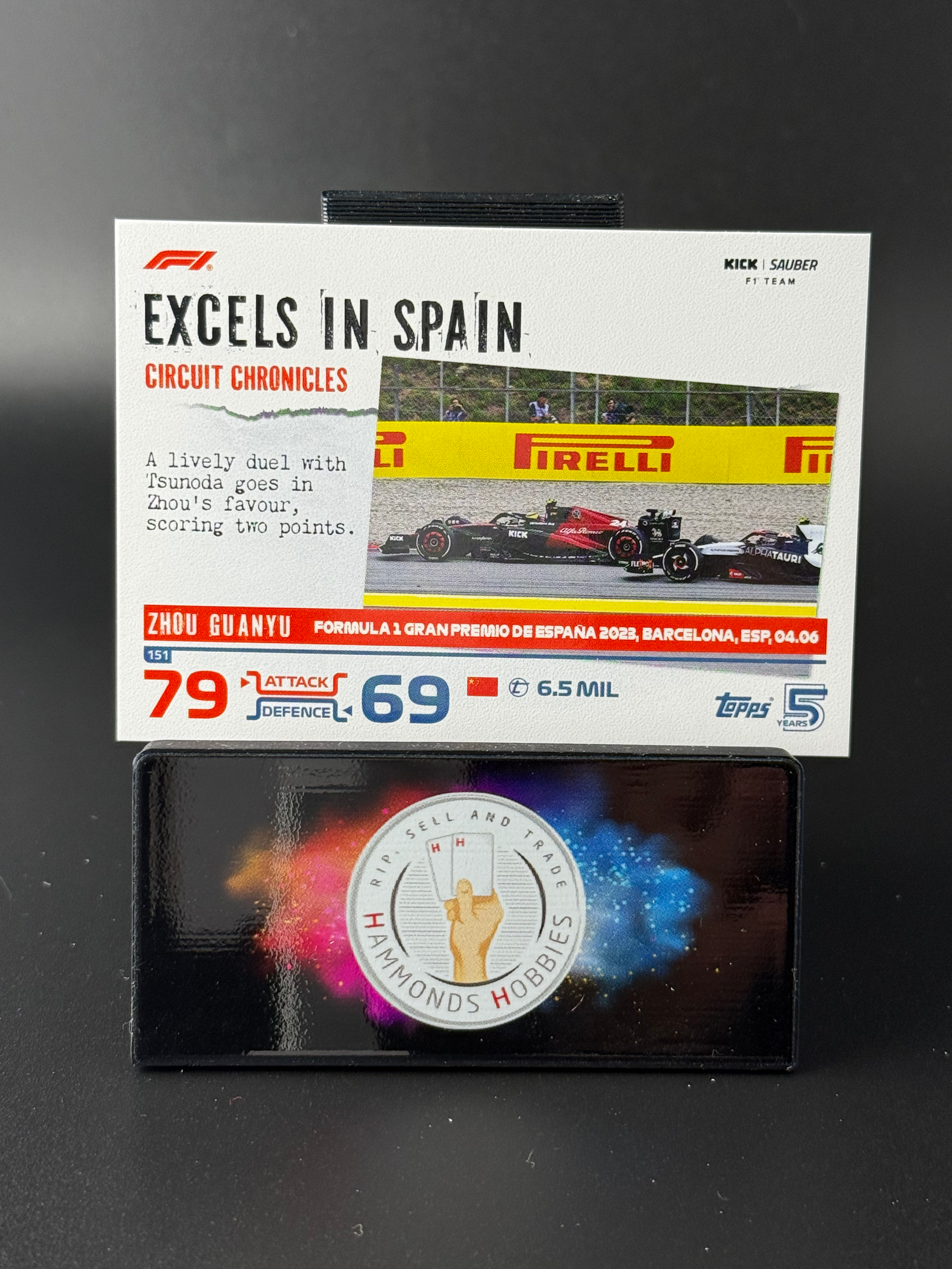 Turbo attax #151 Zhou guanyu