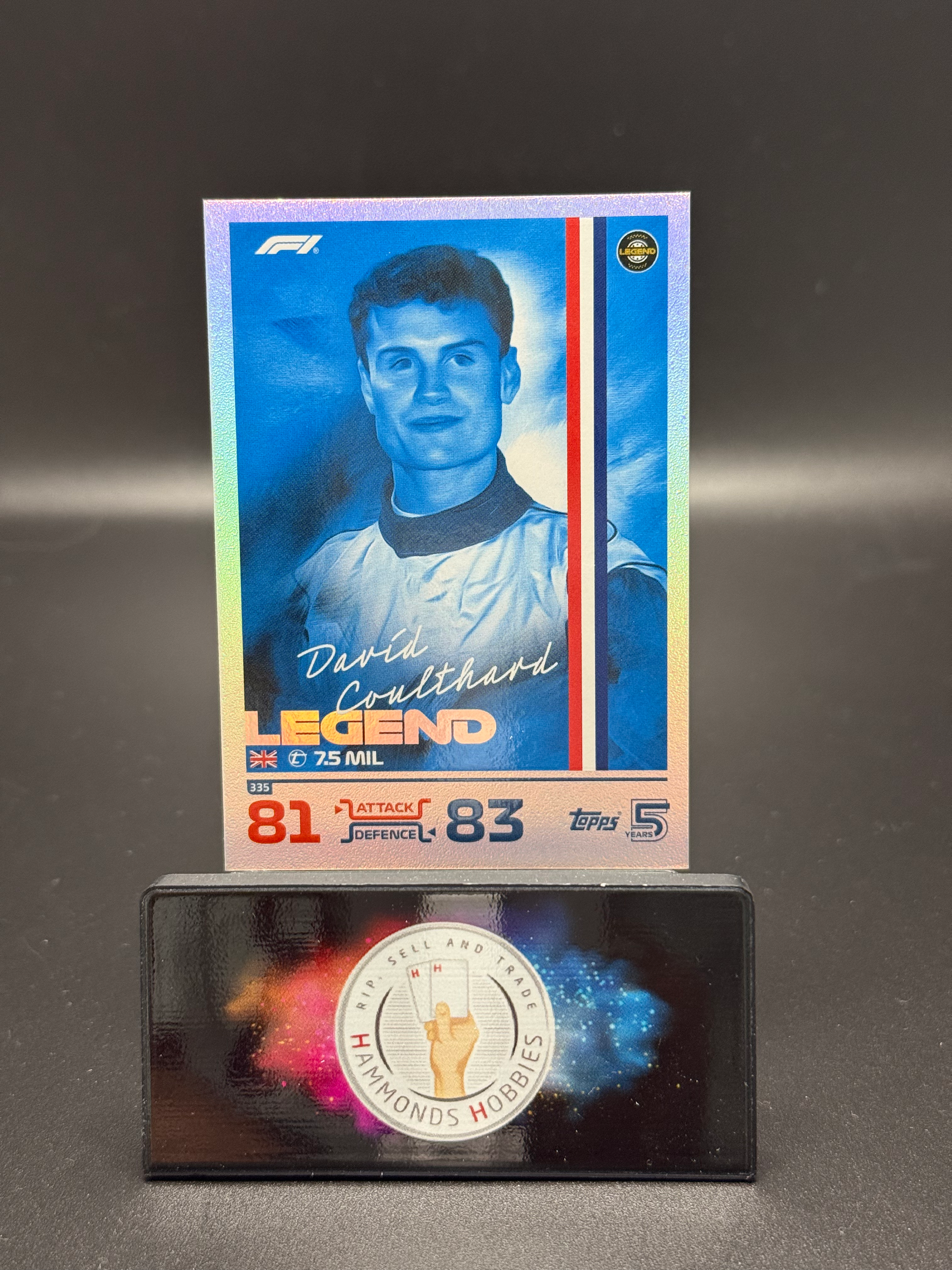 Turbo attax #335 David Coulthard