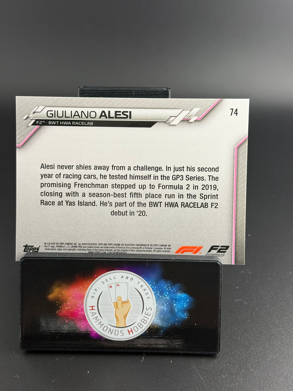 Thumbnail: Topps chrome 2020 giuliano alesi #74