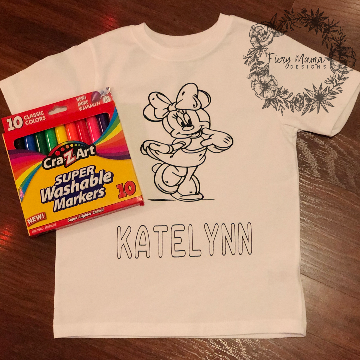 Toddler-Children’s Coloring Shirts 