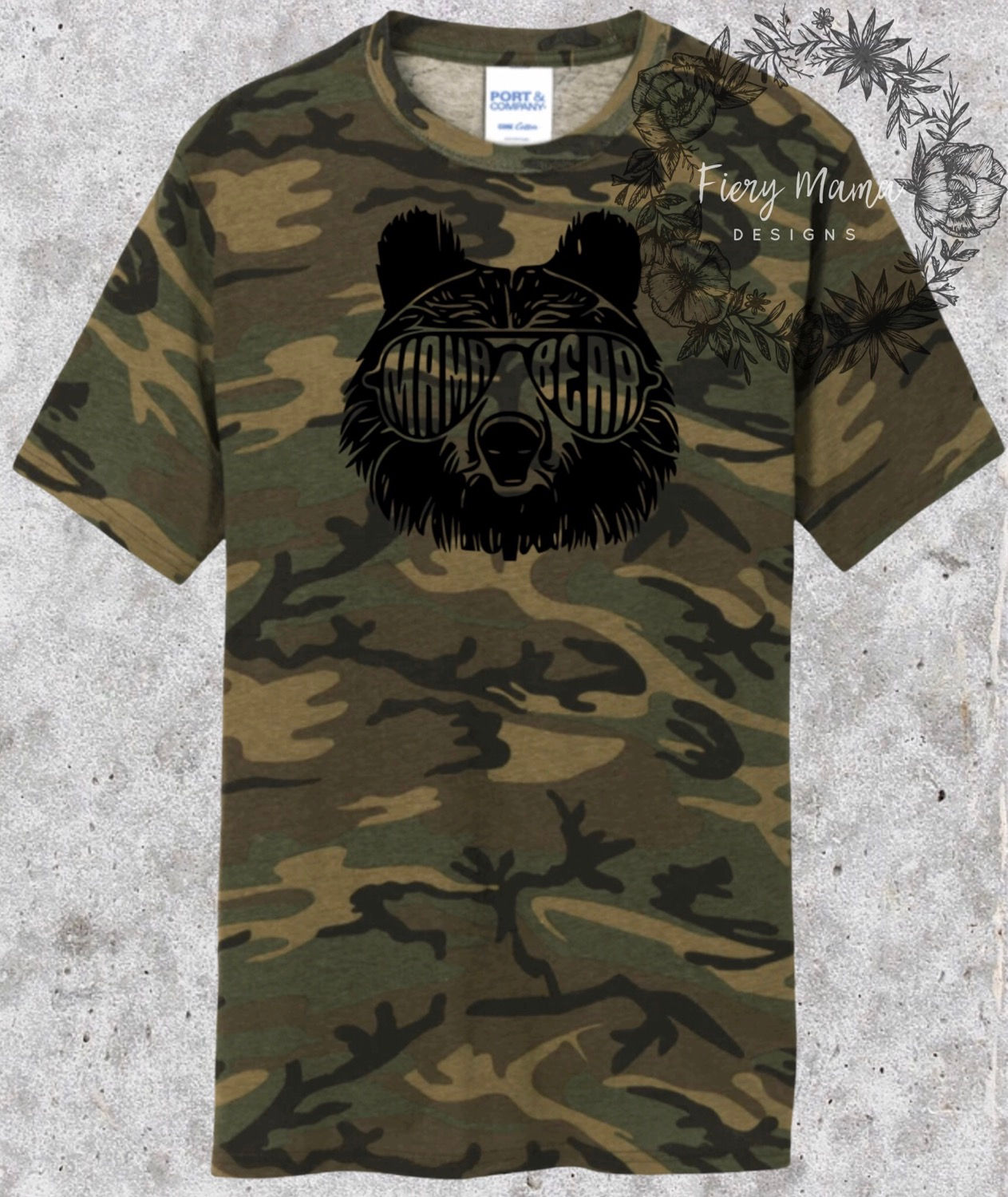 Camo Mama Bear Tee