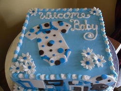Onesie Sheet Cake