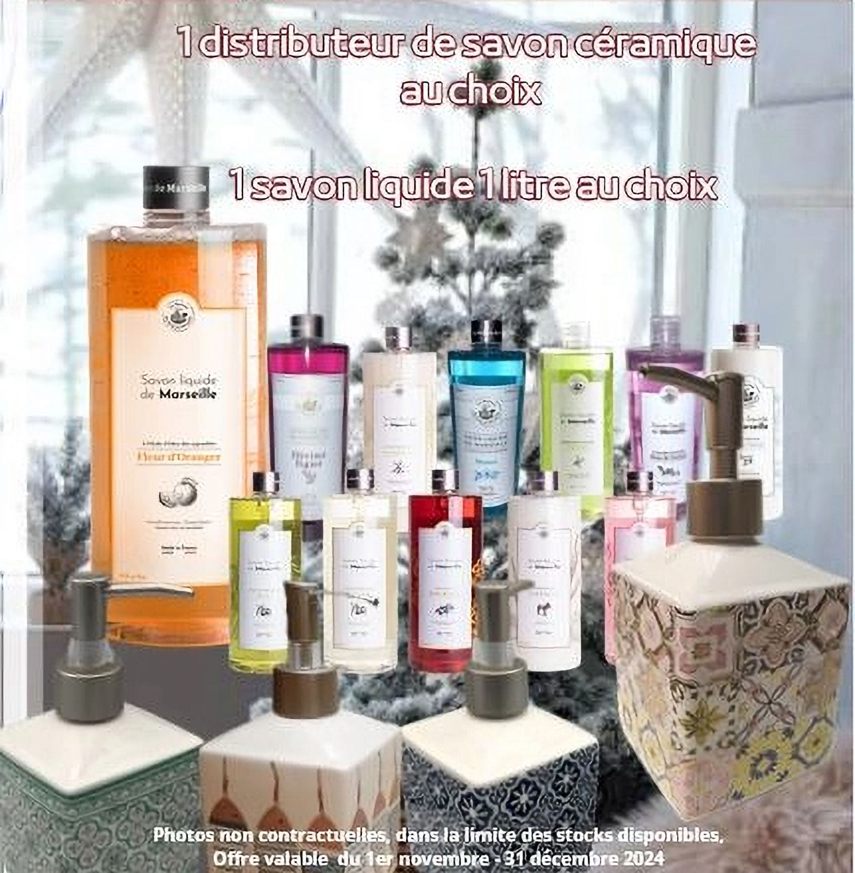 Distributeur savon liquide