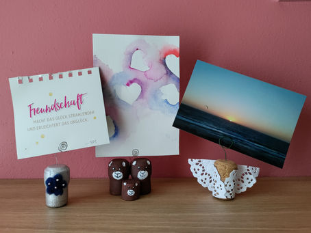 Fotohalter aus Korken