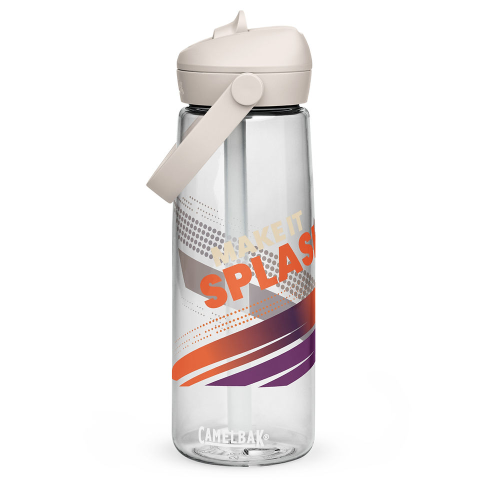 Thumbnail: Flip straw water bottle - Leakproof Sports & Gym Bottle
