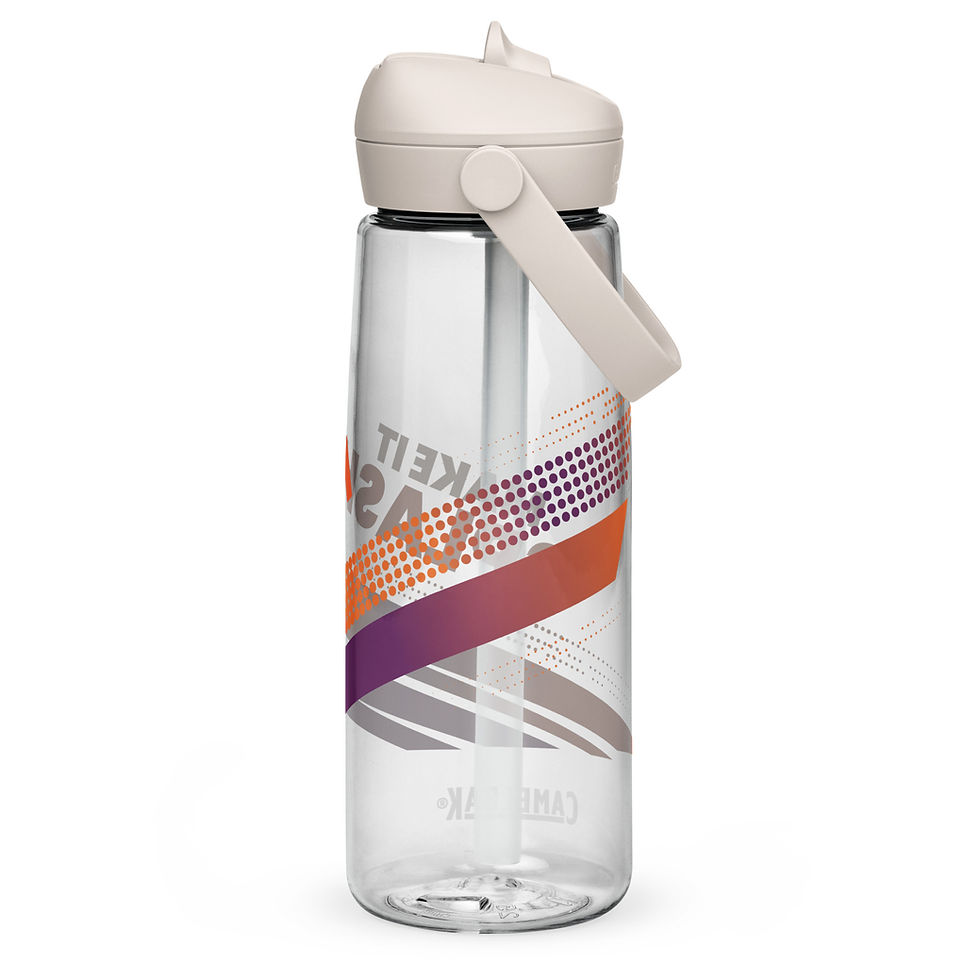 Thumbnail: Flip straw water bottle - Leakproof Sports & Gym Bottle