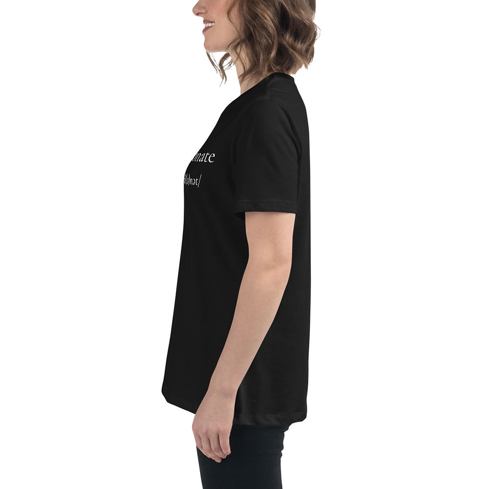Thumbnail: /ˈməltē ˈpaSH(ə)nət/ Women's Relaxed T-Shirt