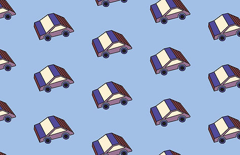 Motif en répétition de voitures, enfant, thème véhicule, illustration vectorielle, destiné au textile et à la papeterie