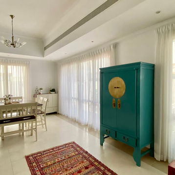 Dubai Chinese wedding cabinet turquoise 