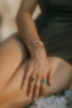 crown ring on model