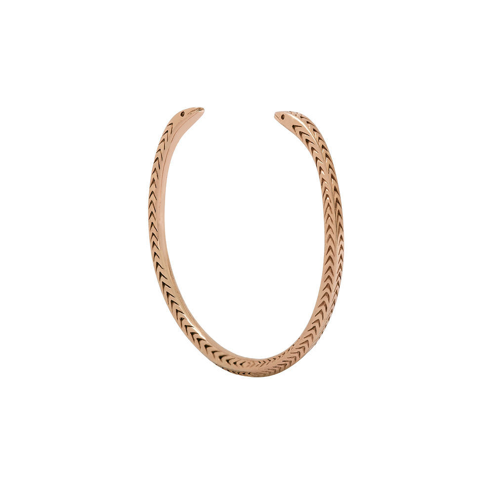 Double Head Snake Bangle